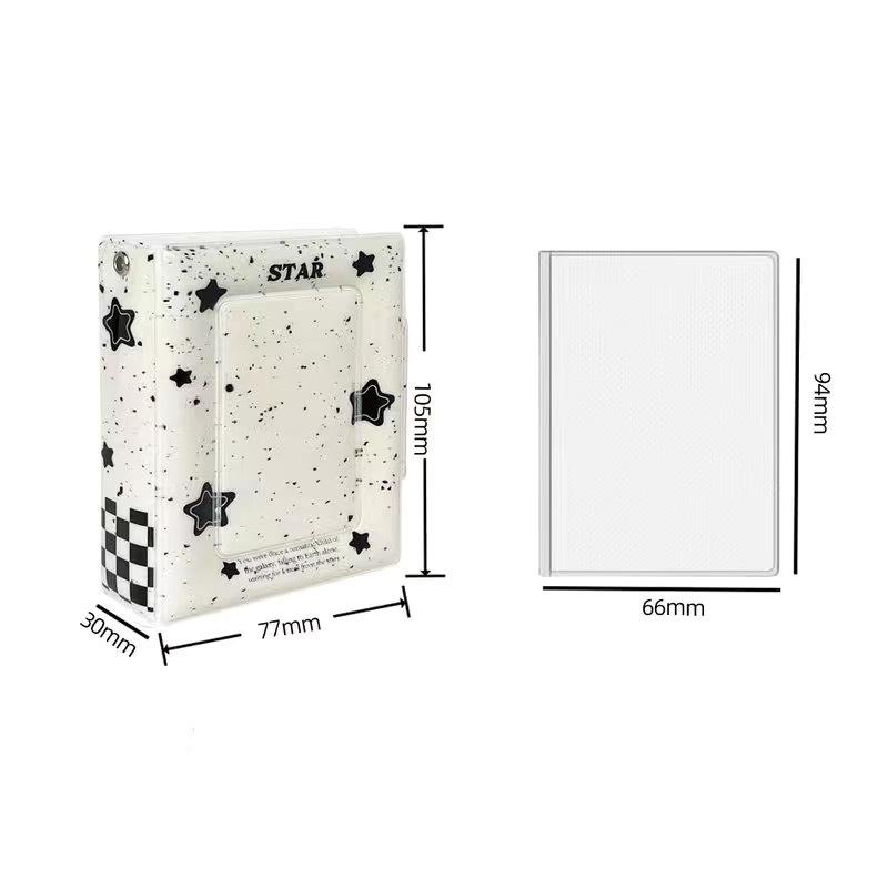 Книга для карточек Crush List Маленький карман для карточек Мини-альбом 3-3,5 Альбом знаменитости Книга для карточек Подходит для хранения маленьких карточек знаменитостей и аниме