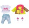 Одежда для кукол Zapf Creation Baby Born Цветное плюшевое пальто и костюм 830154