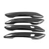4pcs Car Exterior Door Handle Molding Cover Carbon Fiber Style Trim For Hyundai For Elantra 2021-24 Car Bezel Molding Sticker