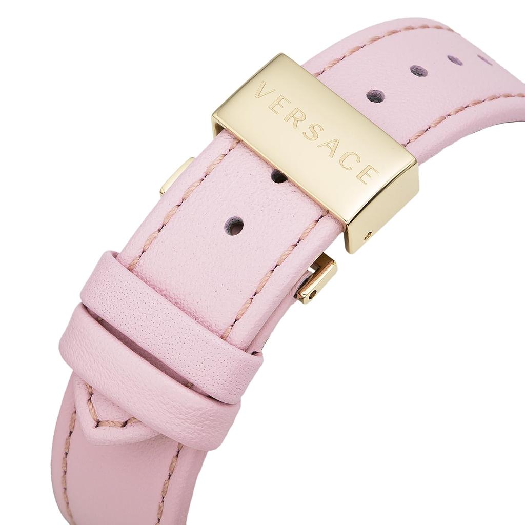 Watch GRECA CHIC Pink Dial Quartz Daily Waterproof Sapphire Glass 36mm VE3D00222 Pink [Versace] Women's [Item]