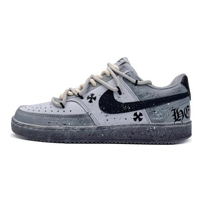 Кроссовки для скейтбординга Court Vision 1 Low top Мужские Серый Черный DH2987-101(Команда87-)
