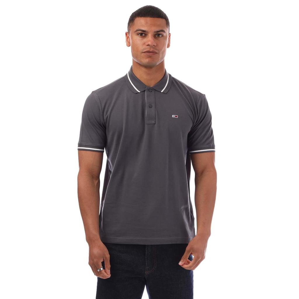 Tommy Jeans Mens Tipped Regular Polo Shirt