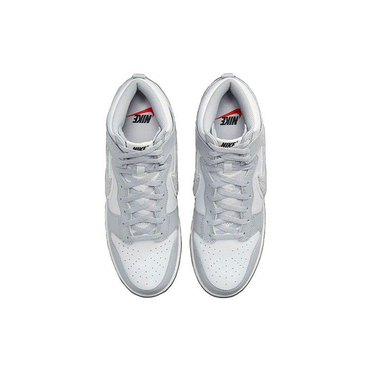 Nike Dunk High 'Шенилл Swoosh Светло-дымчато-серый' DR8805-003