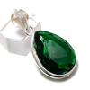Хризолит Драгоценный камень Ручная работа 925 Стерлинговое серебро Подарок Ювелирное изделие Подвеска 1,58" p2T01