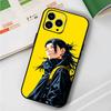 Jujutsu Kaisen Geto Suguru Phone Case For IPhone 17 Air 16 15 14 13 Pro Max 11 12 Black Silicone Cover