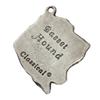 Basset Hound I - Silver-plated Dog Pendant, Handbag Decoration, Backpack Pendant by Art-Dog Brand