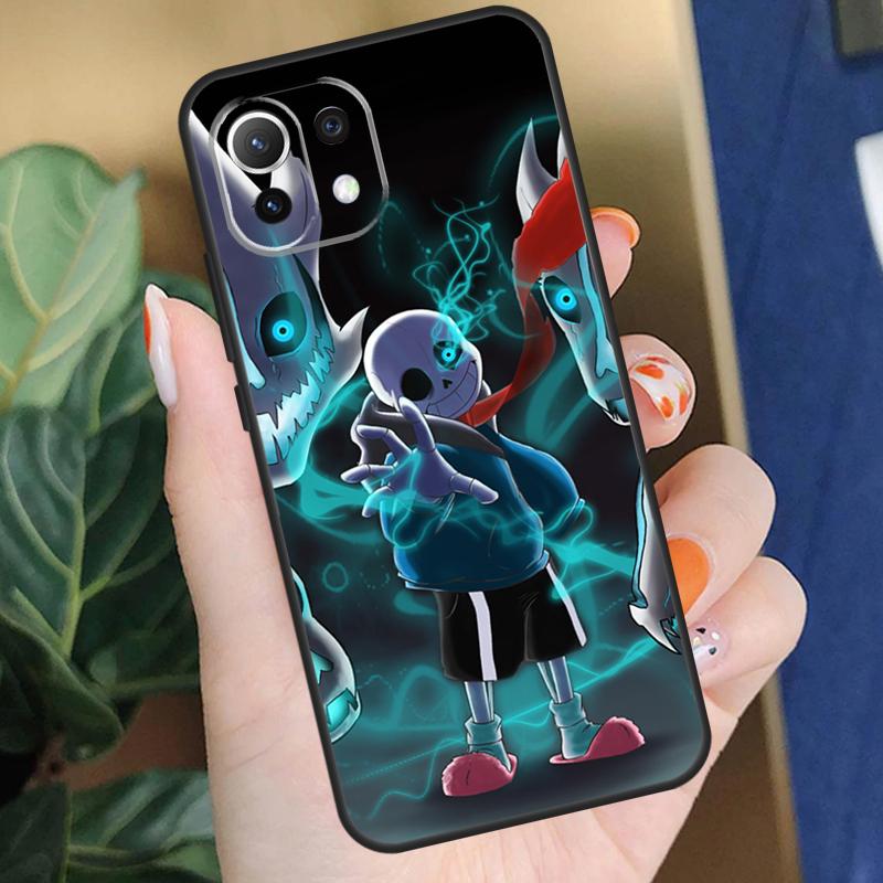 Чехол Undertale Sans для Xiaomi 13 14 11T 12T 13T Pro 12 Lite 12X POCO X3 X5 Pro F3 F4 X4 M5s C65 F5