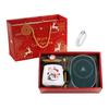 Coffee Cup Warmer with Mug Set Electric Heated Coffee Warmer Ceramic Coffee Mug Set for Coffee Tea Water Milk Coco Christmas Gifts for Coffee Lovers