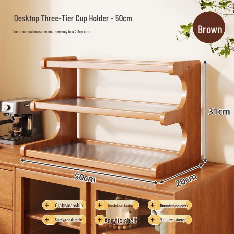 Teacup & Coffee Cup Organizer Rack for Countertops and Dining Tables