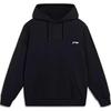 Li-Ning Hooded Loose Fit Sports Long Sleeve Sweatshirt Men Sweatshirt Standard-Black AWDNA99-1