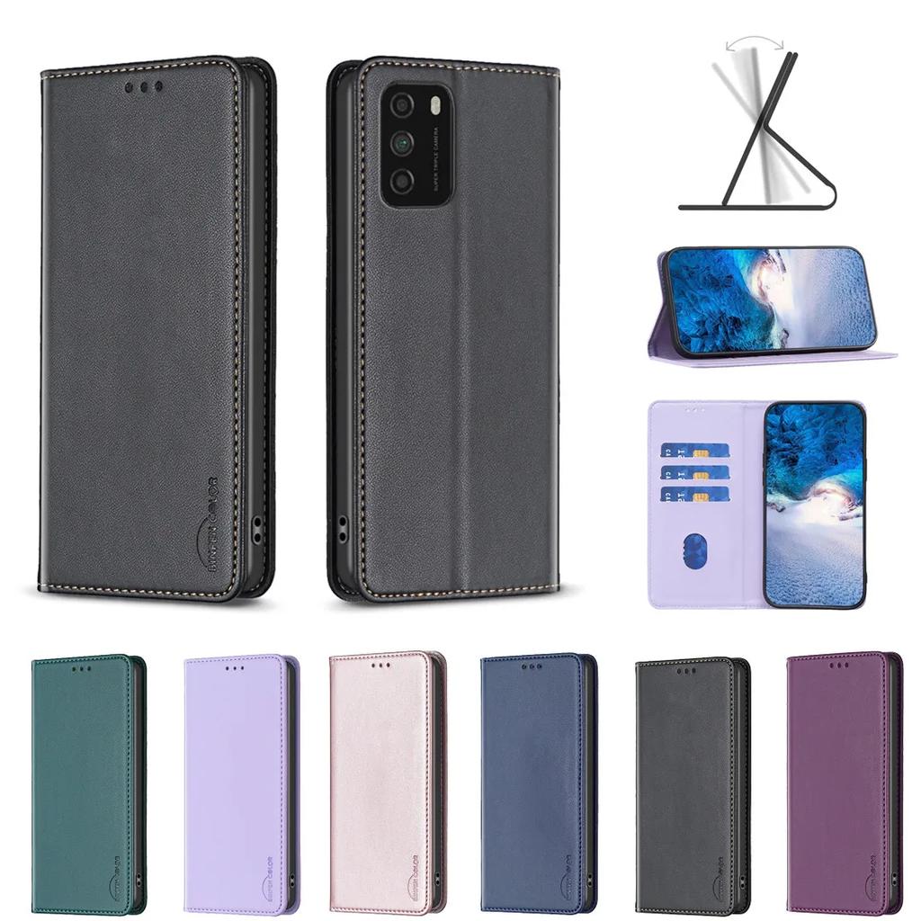 Кожаный чехол-книжка для Xiaomi Poco M3 Pro Poco F3 Poco M3 Poco X3 Poco X3 NFC Poco C31 Чехол для телефона Чехол-кошелек Магнитные чехлы