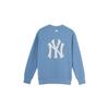 New MLB Old Flower Sweatshirts Unisex Blue 31MTM1041-50S