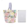 Korean Style Fresh Flower Bucket Bag Lunch Bag Mummy Bag Portable Canvas Handbag  Outdoor