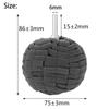 Универсальный 3 шт. Черный 3"(76мм )Полировальный шар Финишный полировальный круг Полировальная подушечка для полировки автомобиля