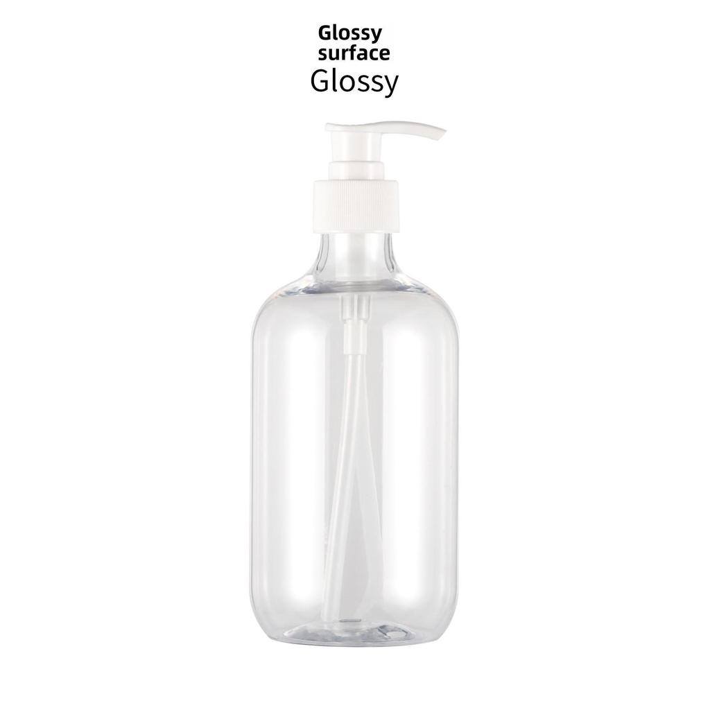 Бутылка для геля для душа и шампуня из матового ПЭТ-пластика на 500 мл
