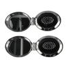 Round Pocket Mirror with Comb Dual Use Massage Hair Brush Simple Folding Air Bag Comb  Travel