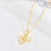 Bow Necklace Light Luxury Simple High Sense Women'S Collarbone Chain