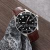 Кожаный ремешок из телячьей кожи 19 мм 20 мм 21 мм 22 мм для часов Omega Seamaster Браслет для часов Seiko Наручный ремень Складная застежка Аксессуары