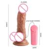 Большой искусственный пенис вибратор Электрический пенис искусственный телескопический качели Силиконовый искусственный пенис вибратор с дистанционным управлением