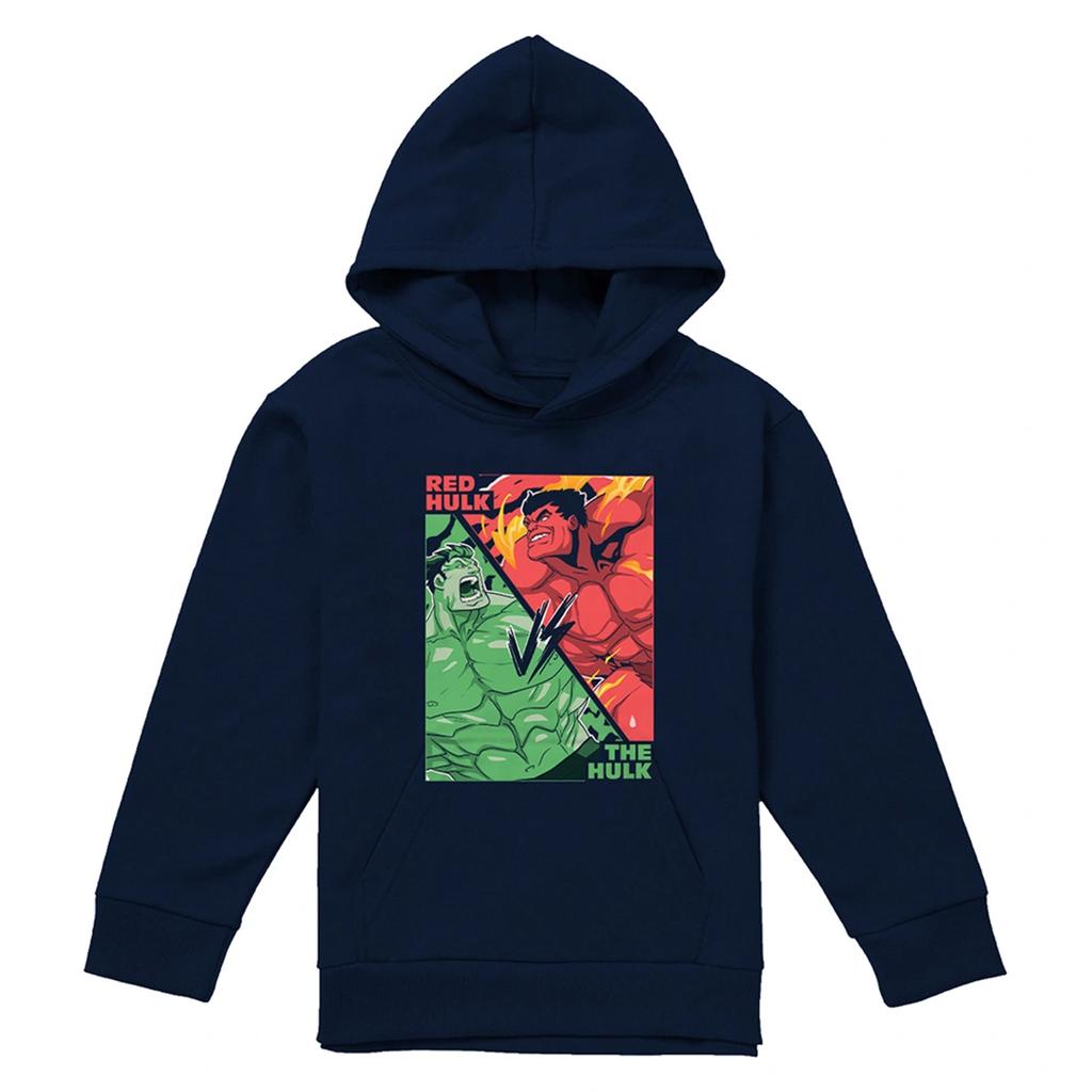 Marvel Childrens/Kids The Hulk Vs Red Hulk Pull Over Hoodie