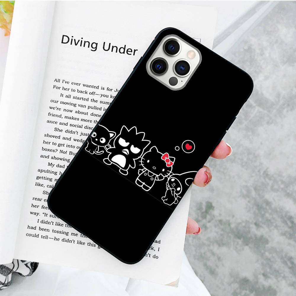 Черный чехол JZ14 Bad badtz-Maru для OPPO Reno 8 6 5 4 Pro Plus Find X3 A17 A3 A31 A38 A40 A53 A54 A55 A74 A76 A78 A77 A80 A94 A95 A96 Lite