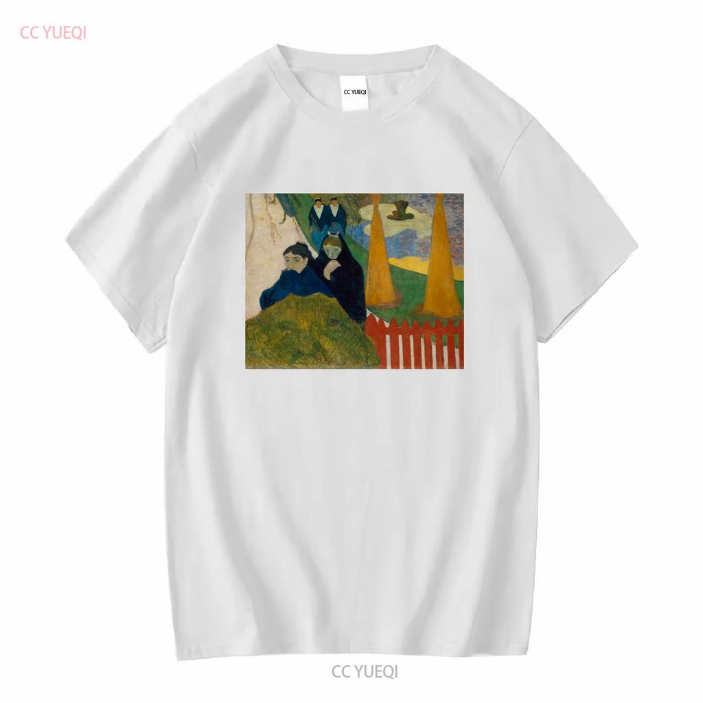 Arlsiennes Mistral Paul Gauguin Painting T Shirt Art Fine For Her Him Lover Vintage Washed Fashion Designer Clothes Stretched