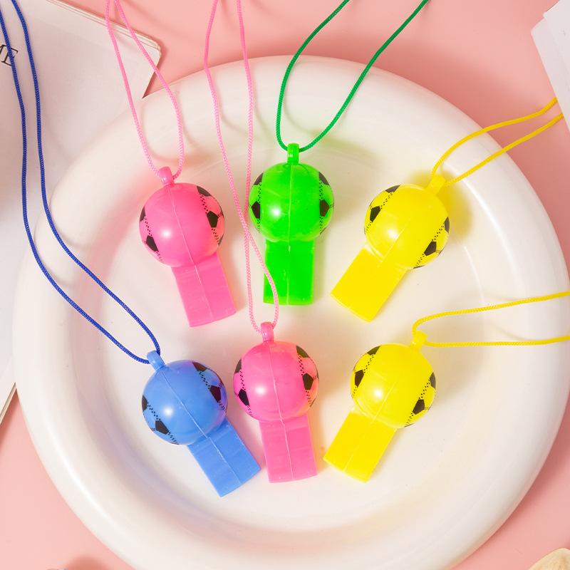 Plastic Smile Whistle World Cup Football Referee Whistle Kids Cheering Toy Novelty Gift
