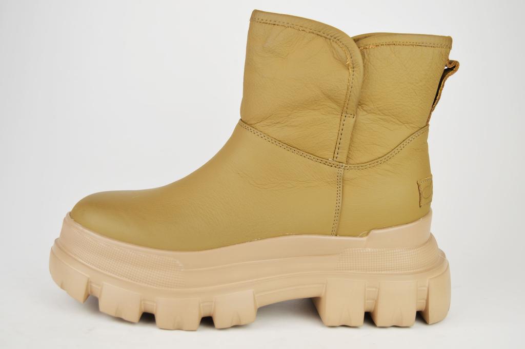 Ботинки зимние Berkonty 56102 35 Капучино кожа мех