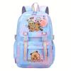 Новые школьные рюкзаки для старшеклассников большой вместимости, студенческий школьный рюкзак, маленький свежий рюкзак с принтом милой капибары