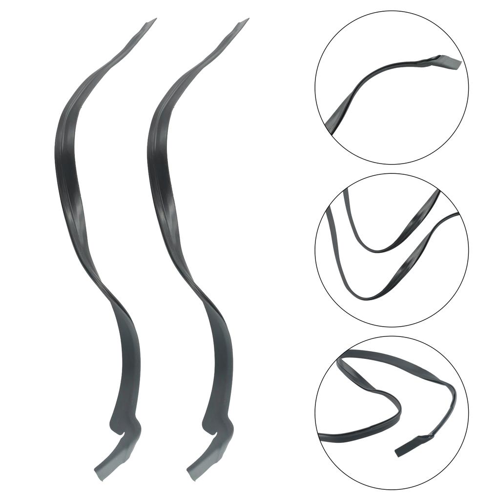 For MINI R55 Windshield Wiper Cowl Seal Car Exterior Accessories Front Replacement Rubber 2pcs Practical Brand New Durable