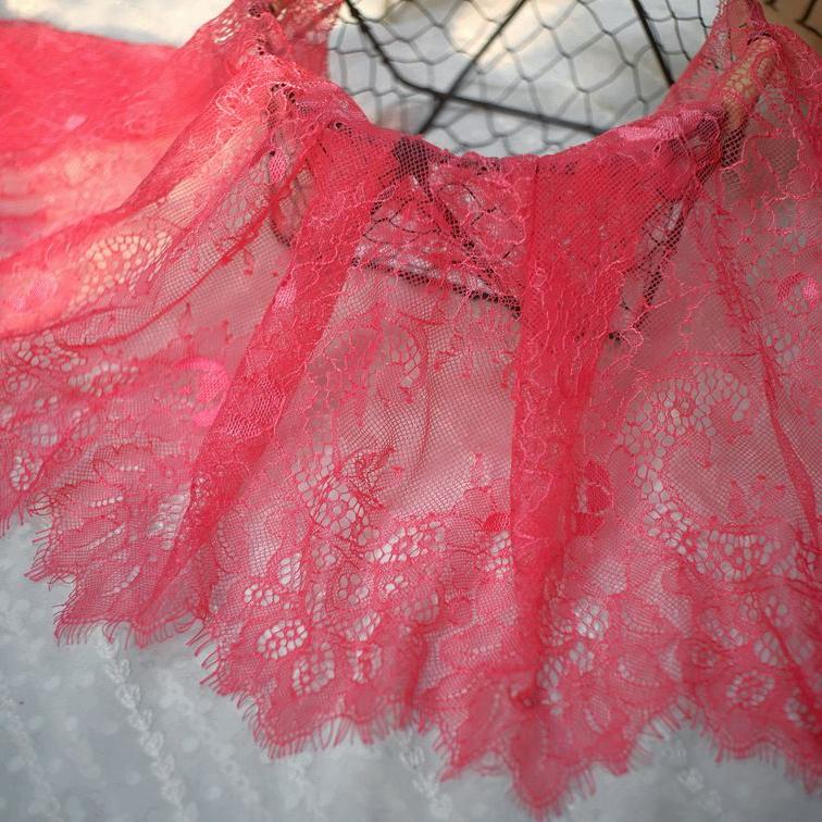 3 метра кружевная бейка для ресниц, ширина 35 см, высококачественное кружево для ресниц, юбка «сделай сам», удлиняющая одежда, швейная ткань, кружевная ткань