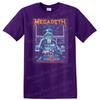 Skeleton Officer Launch Button T Shirt Graphic Art Heavy Metal Tee