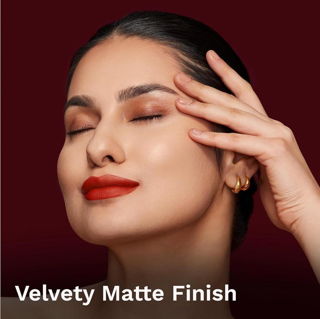 Pilgrim Матовая помада-карандаш для губ 4,2 г Упаковка 1 шт. Насыщенно-красная Стойкая Неразмазывающаяся Помада для губ