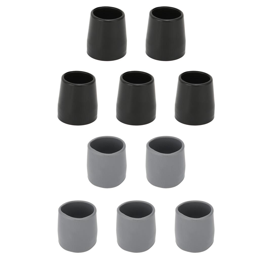 5 Pcs Crutch Tips Thick Rubber Single Angle Cane Foot Cane Walking Stick Crutch Foot Pad