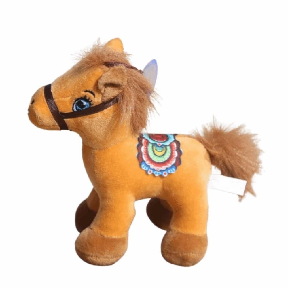 Cute Horse Plush Doll Toys Soft Mini Horse Keychain Backpack Pendant
