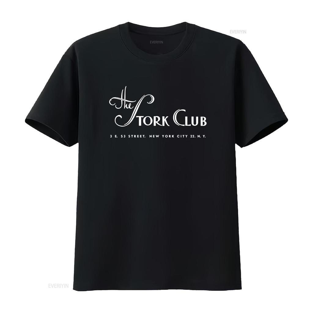 The Stork Club Vintage New York Retro Design Fashionable T Shirt vintage Washed homme Slightly Soft Stylish Breathable Casual