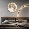 Современный светодиодный настенный светильник Луна Внутреннее освещение Для спальни Гостиной комнаты ДОМА Декоративный светильник Люстры Лампа 220 В