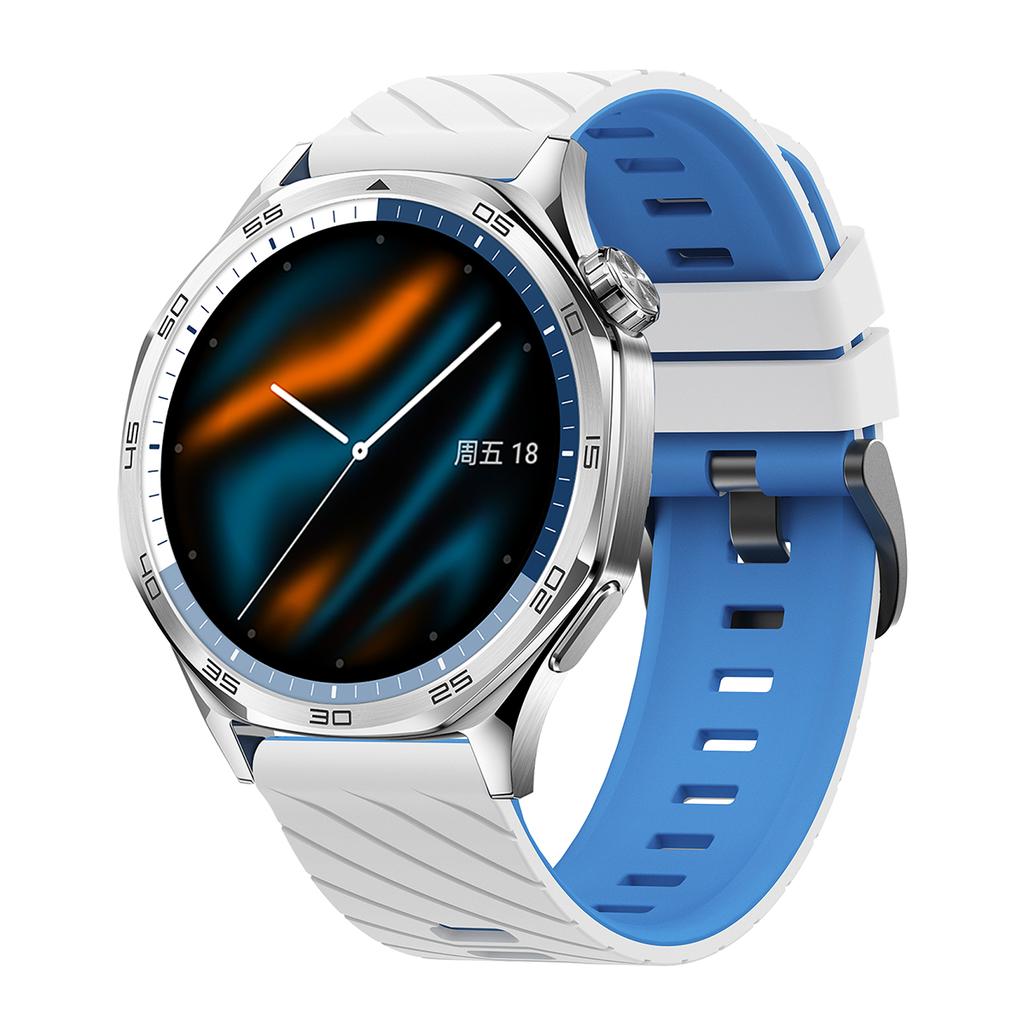 Сменный ремешок 22 мм для Amazfit Balance/GTR 4 3 2, силиконовый ремешок для часов Amazfit Bip 6 5/ Stratos 3 2 2S, регулируемый ремешок-браслет.