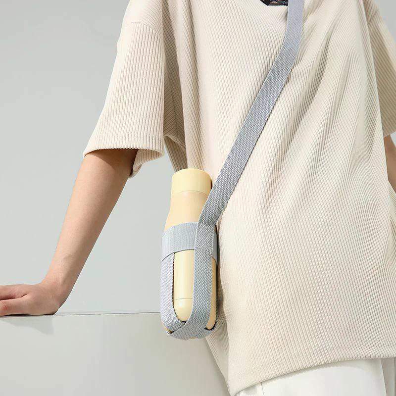Outdoor Portable Water Bottle Carrier Bag with Adjustable Strap Cup Protector Holder