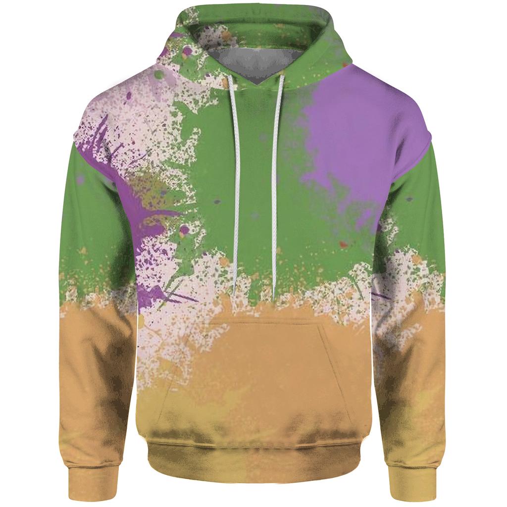 Autumn and Winter New In Sweatshirts Hoodie Trend Clothing Night Starry Sky Sweatshirts for Men Digital Printing Simple Hoodies