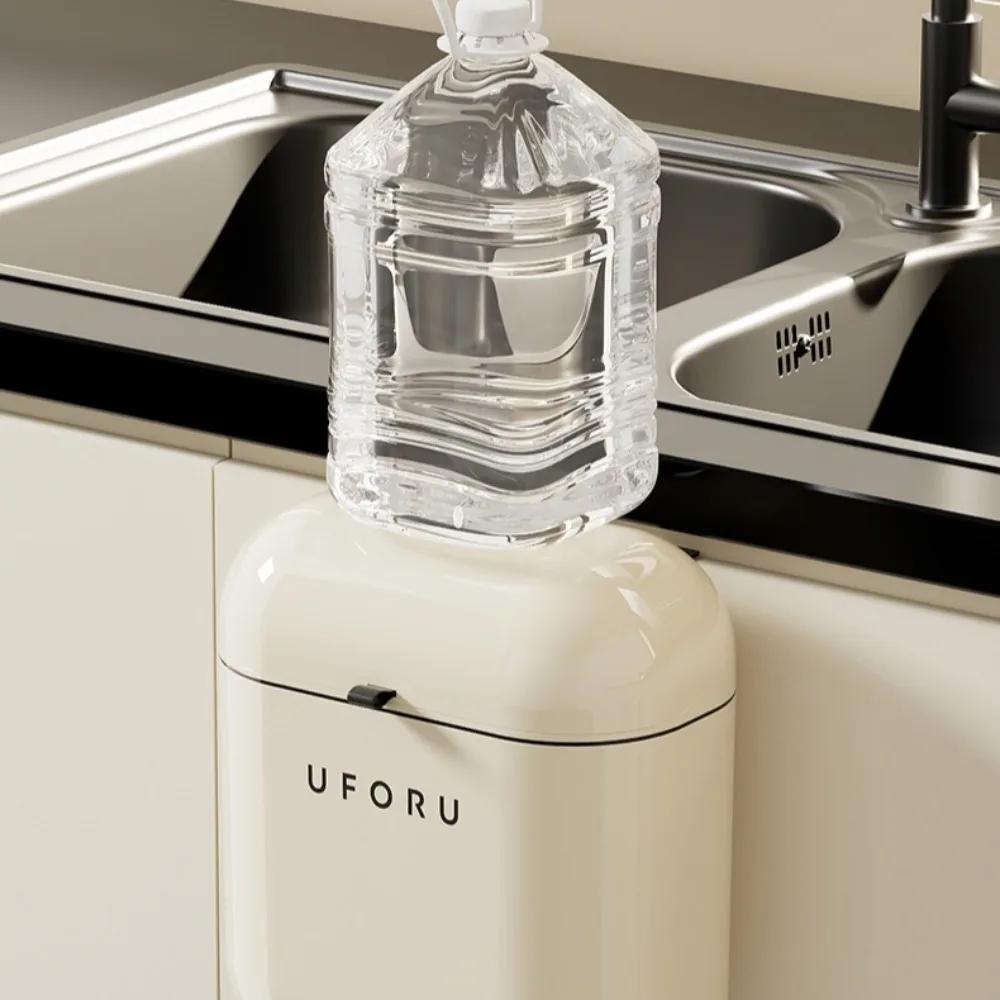 Kitchen Wastebasket Trash Can Recycle Bin Hanging Wall-mounted Toilet Paper Storage Bucket Lid Garbage Cube Litter Bins Dump