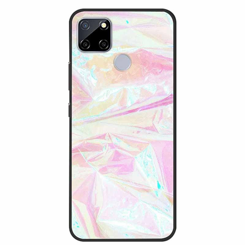 Чехол для Realme C25 Мраморный Силиконовый ТПУ Мягкий Чехол для Телефона Для OPPO Realme C25S C25 S Funda Ударопрочный Coque RMX3191 Capa