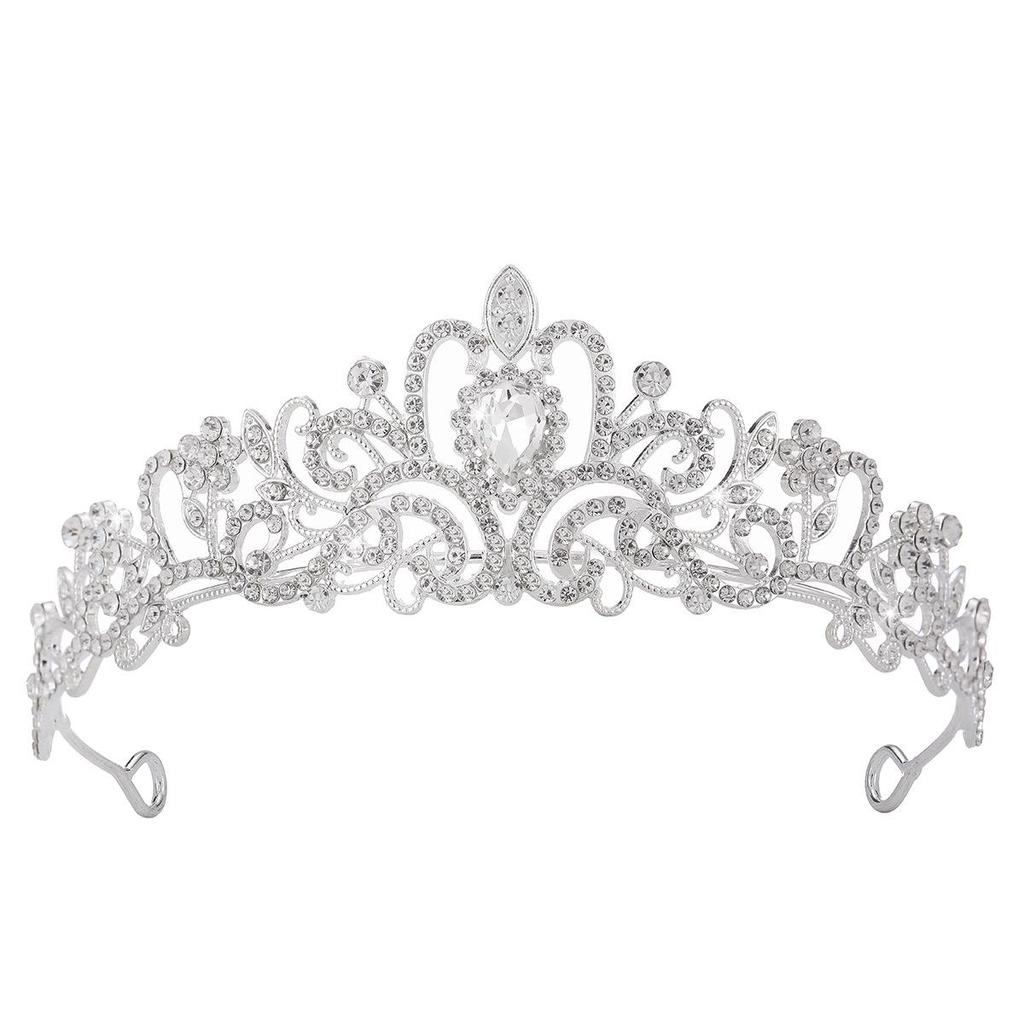 Хрустальная бриллиантовая свадебная и праздничная корона, аксессуары для волос