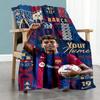 Lamin Yamal Personalized Name Blanket Lightweight Personalized Blanket Soft Cozy Throw For Livingroom Home Decor Picnics Sofa Four Seasons Universal