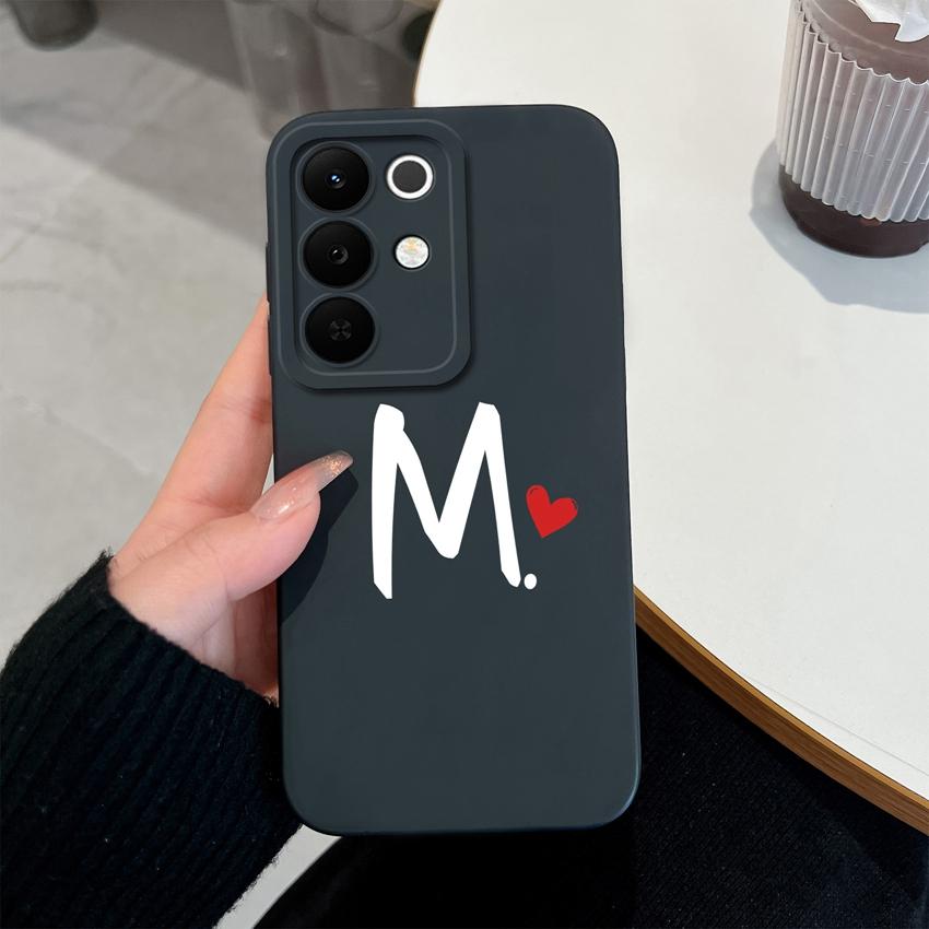 Простой Чехол для Телефона с Узором из Букв Для Oppo Realme C85 Pro C75 C75x C73 C71 C67 C65 C63 C61 C55 C53 C51 C35 Квадратный Матовый Силиконовый Противоскользящий Чехол