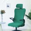 Elastic Office Chair Cover Solid Color Gaming Chair Cover New Armchair Slipcovers