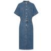 MO&Co. Платье-рубашка из денима с добавлением шелка тутового дерева