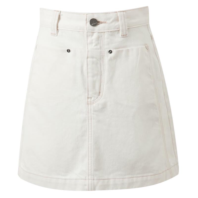 Women's 100% Cotton A-line Denim Mini Skirt