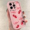 Чехол для iPhone 17 16 Чехлы iPhone 15 11 12 13 14 16 Pro Max Air 16E 7 8 Plus SE2 Бант Цветок вишни Розовый Защитная крышка