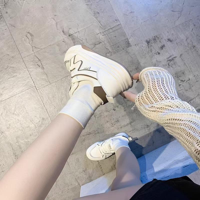 Women's Board Shoes Fashionable Color-blocking Sports Style Small White Shoes College Style Fashionable Women's Shoes Trendy Breathable Korean
